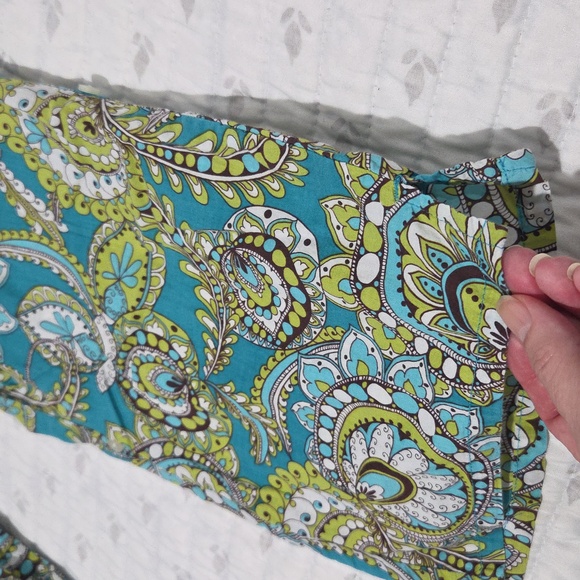 🦚Vera Bradley Adorable Cotton Pajama Pants In Very Good Condition. Size L💚💙 - Picture 3 of 12